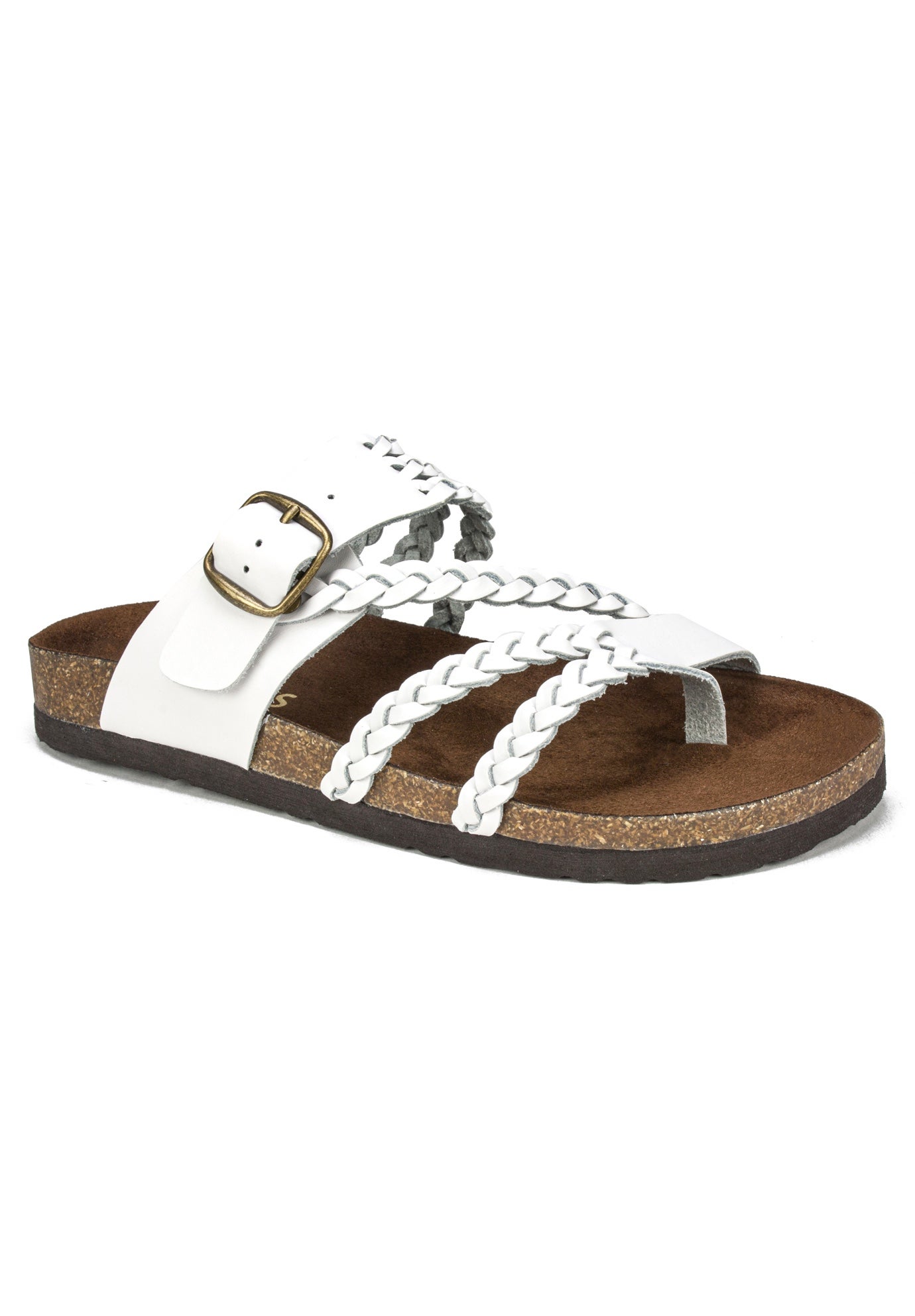 White mountain hayleigh flat sandals discount
