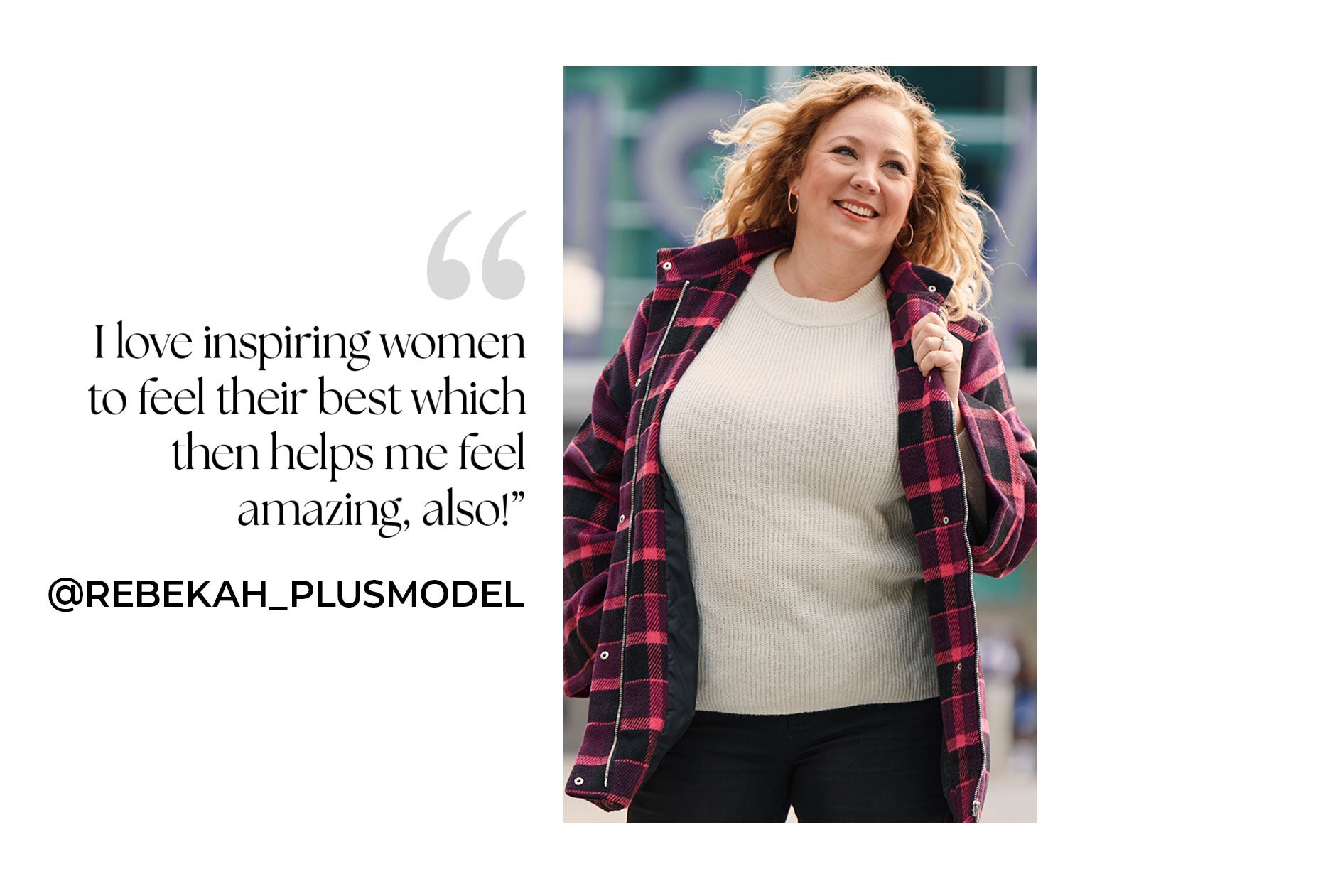 @Rebekah_PlusModel — Avenue Ambassador