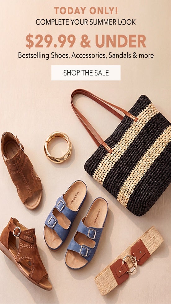 Shoes $29.99 & Under