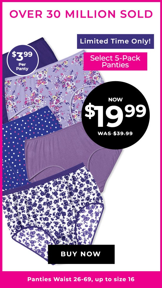 $19.99 Panties Buy Now