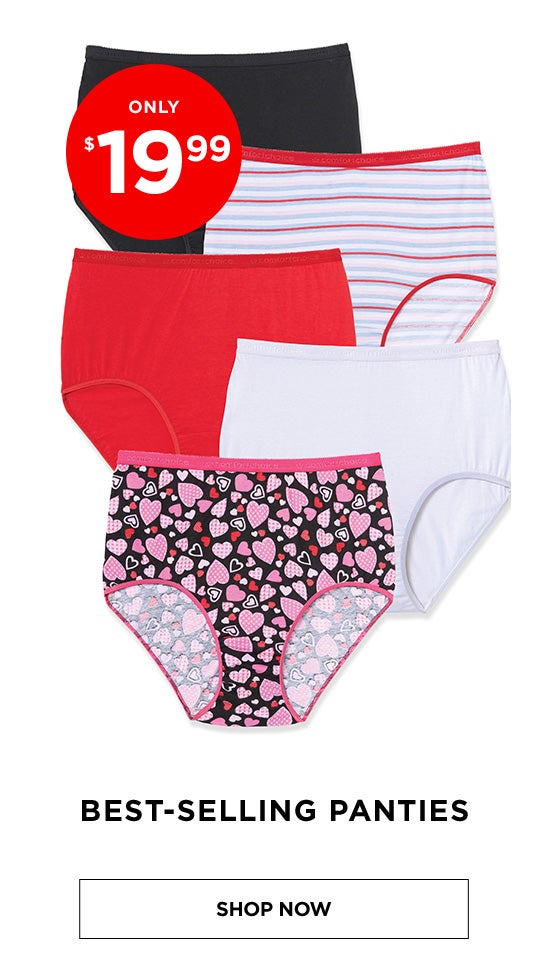 Panties $19.99. Shop Now.