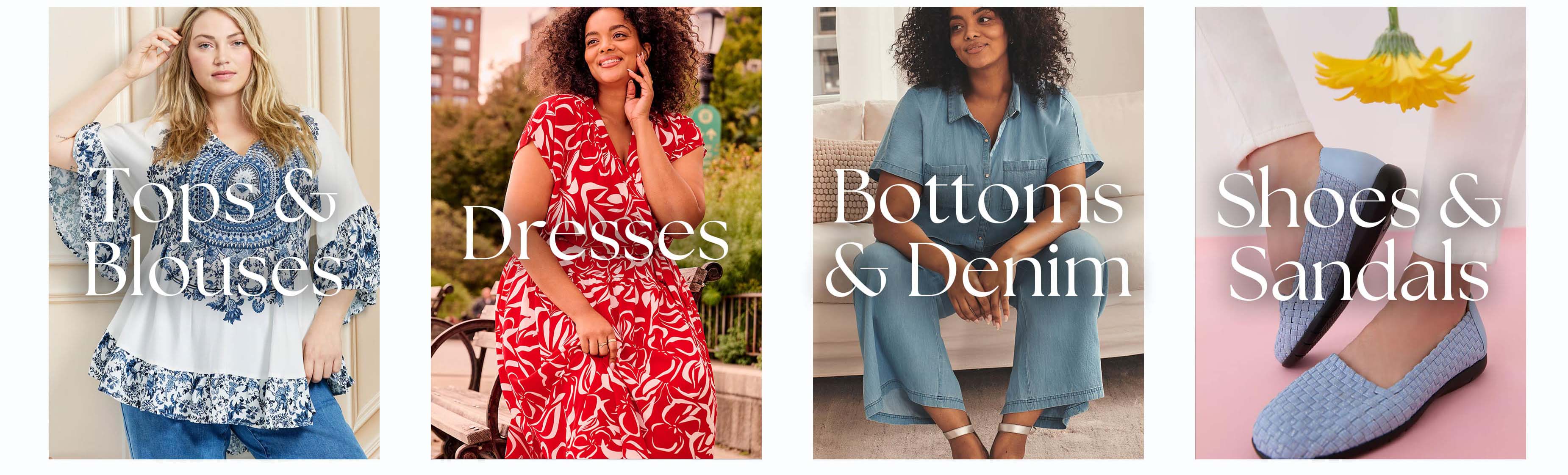 Need A Wardrobe Refresh? We've Got You Covered! — Tops & Blouses, Dresses, Bottoms & Denim, Shoes & Sandals