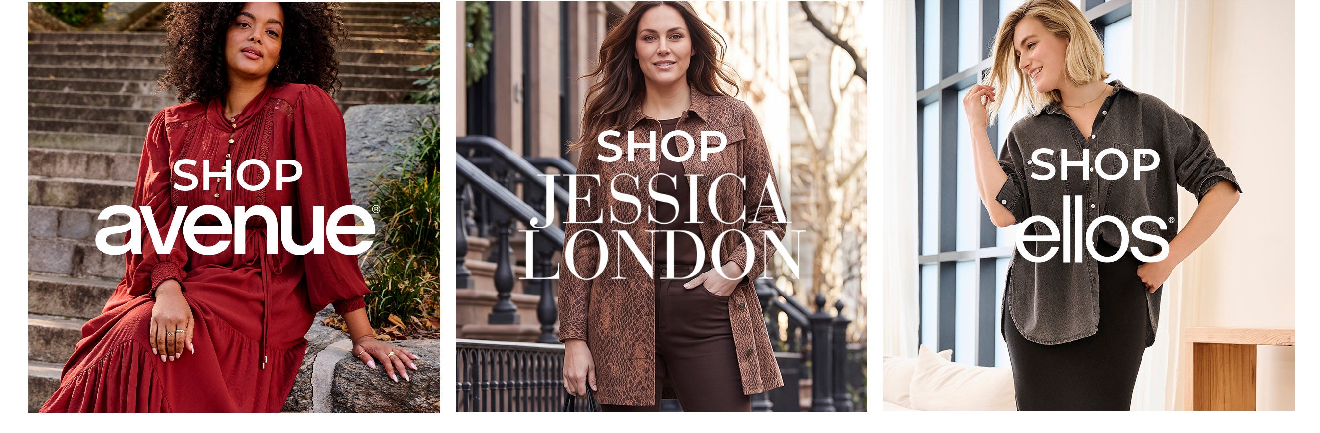 Shop Avenue, Shop Jessica London, Shop Ellos