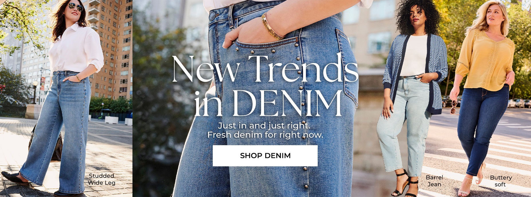New Trends in Denim - shop denim