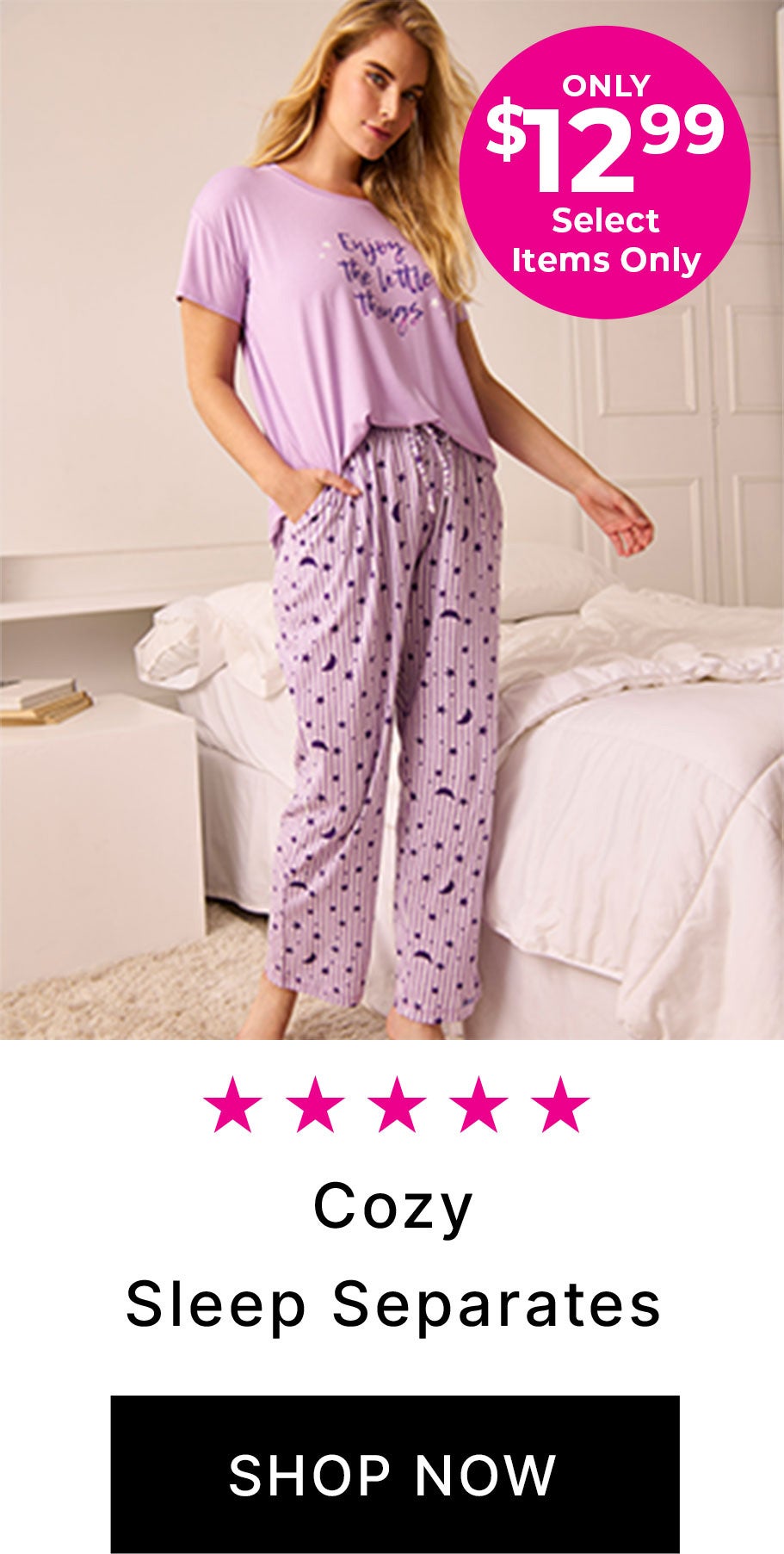 Cozy Sleep Separates Shop Now