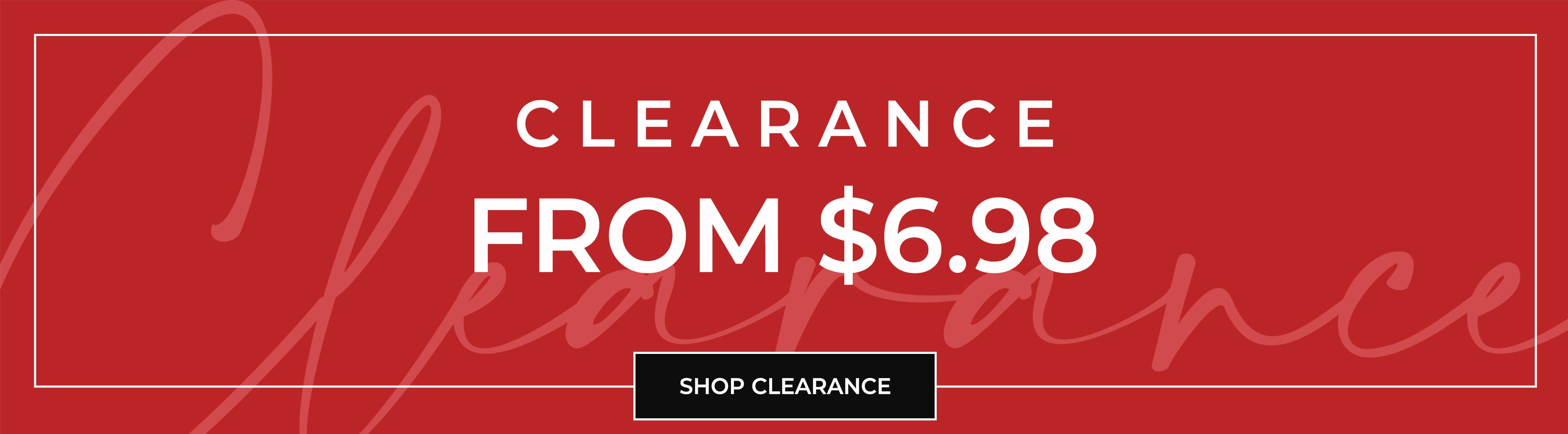 Extra 50% Off Clearance — Going Fast! Shop Quick Before These Styles Sell Out