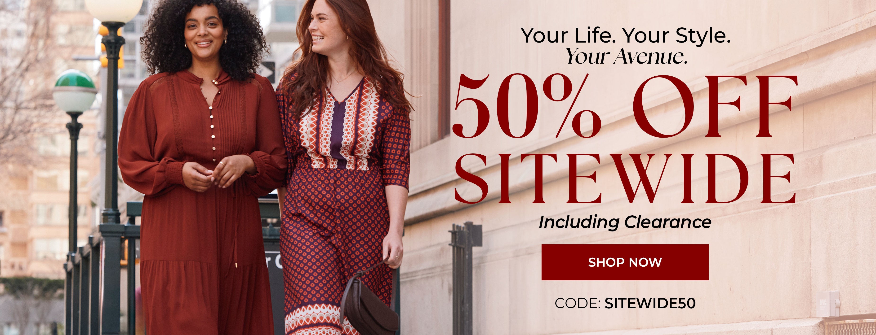 50% Off Sitewide Including Clearance — Code SITEWIDE50 — Shop Now