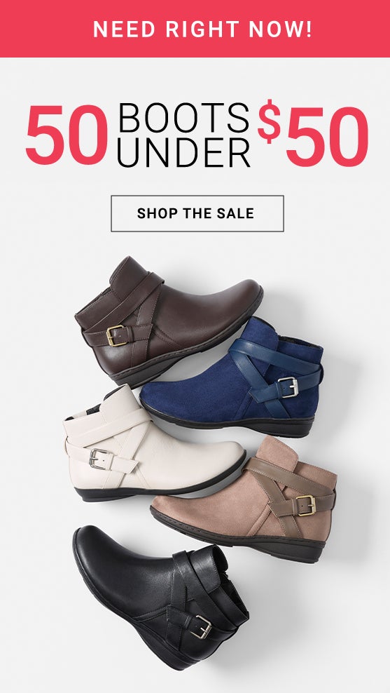 Your Favorite Shoe Brands starting at $49.99. Shop the Sale