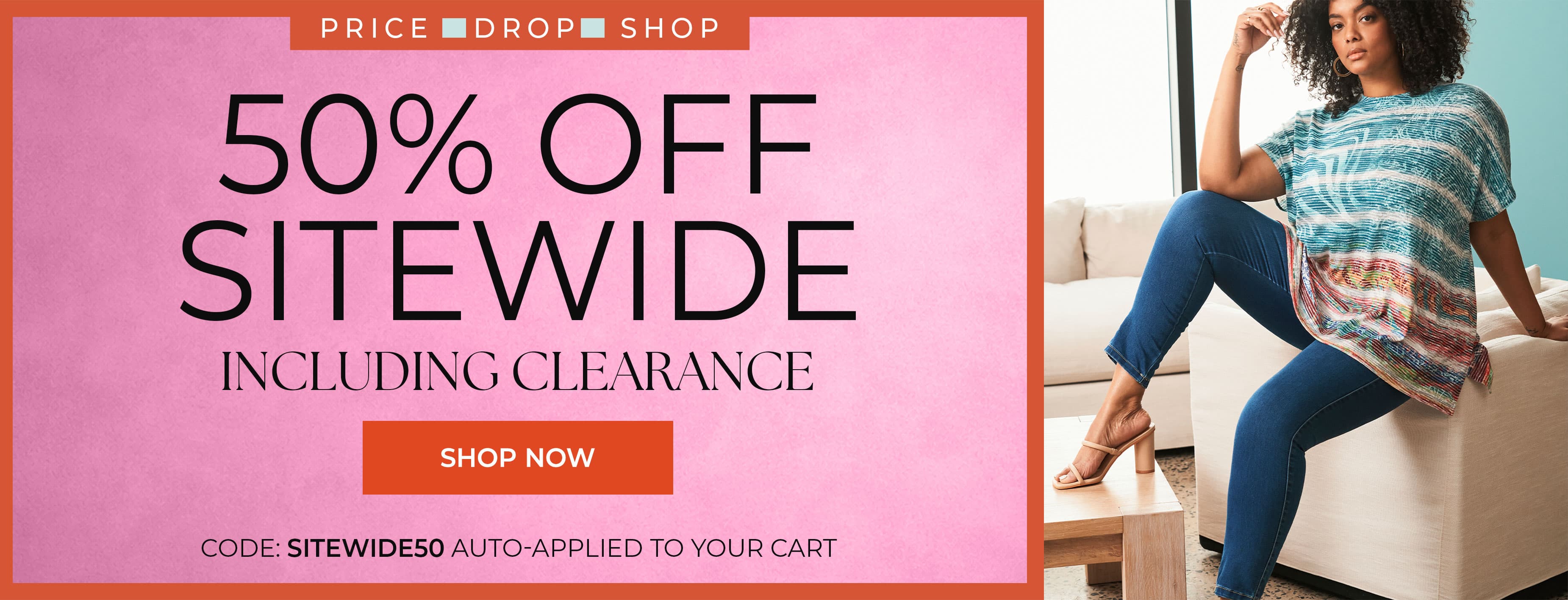 50% Off Sitewide Including Clearance — Shop Now