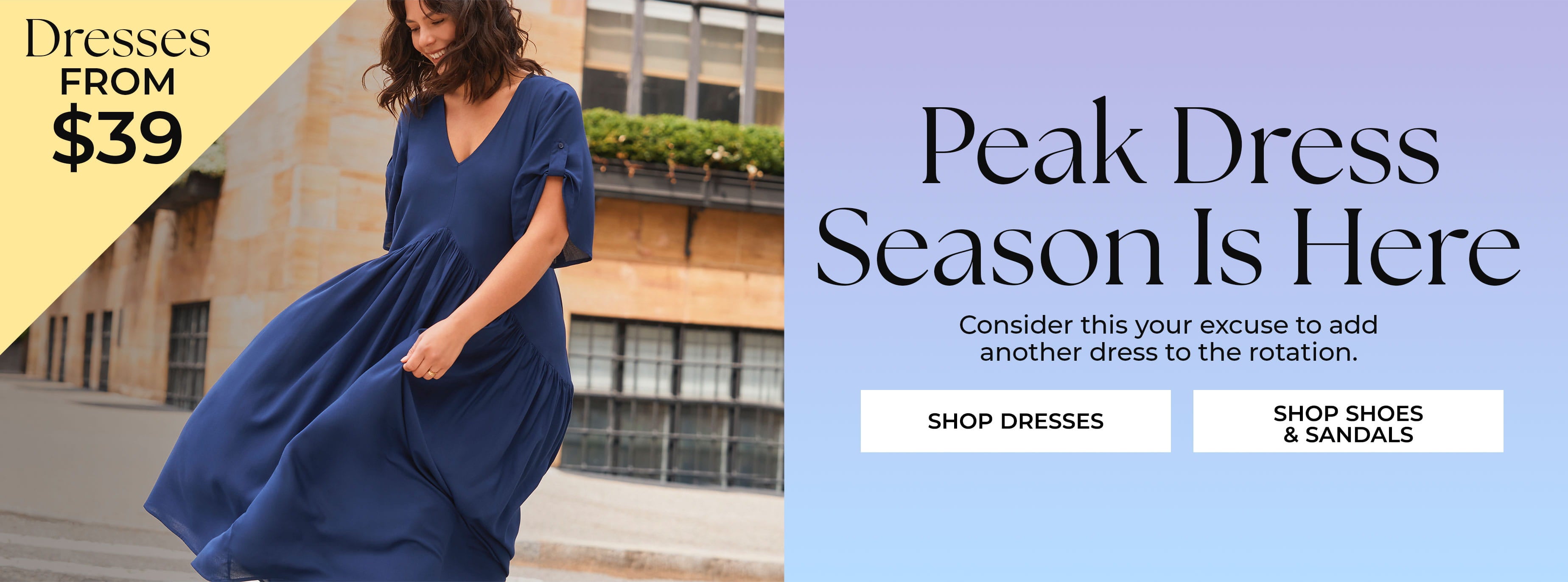 Peak Dress Season Is Here — Dresses From $39 — Shop Dresses, Shop Shoes & Sandals