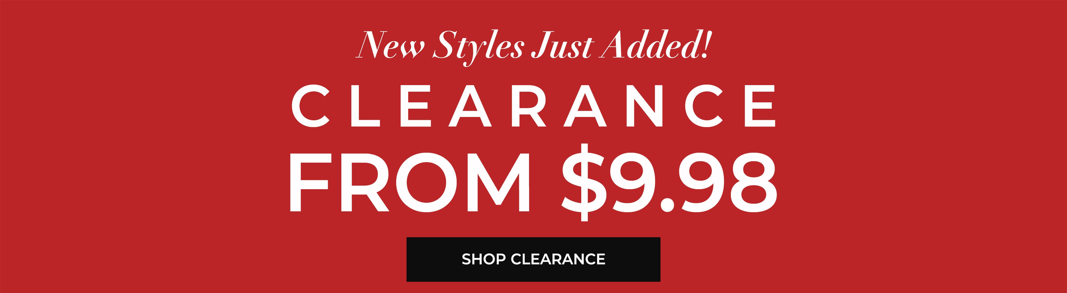 Shop Clearance