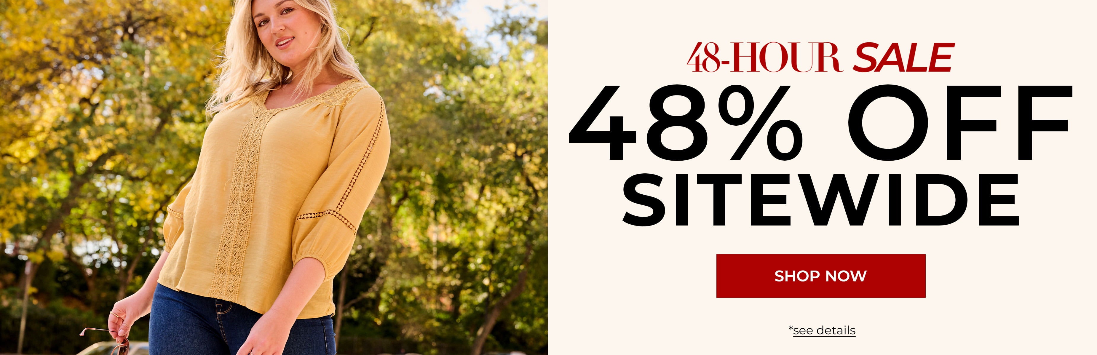 48% Off Sitewide — Shop Now