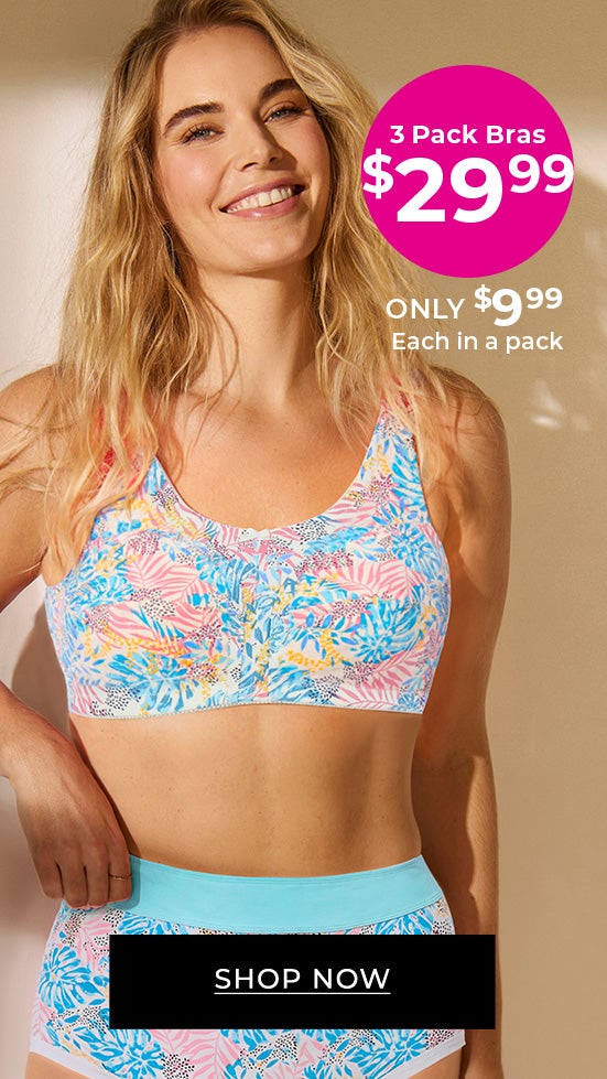 3-Pack Bras