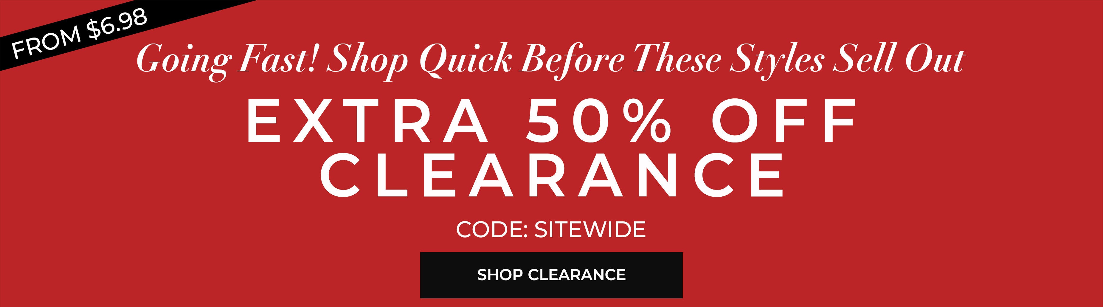 SHOP CLEARANCE