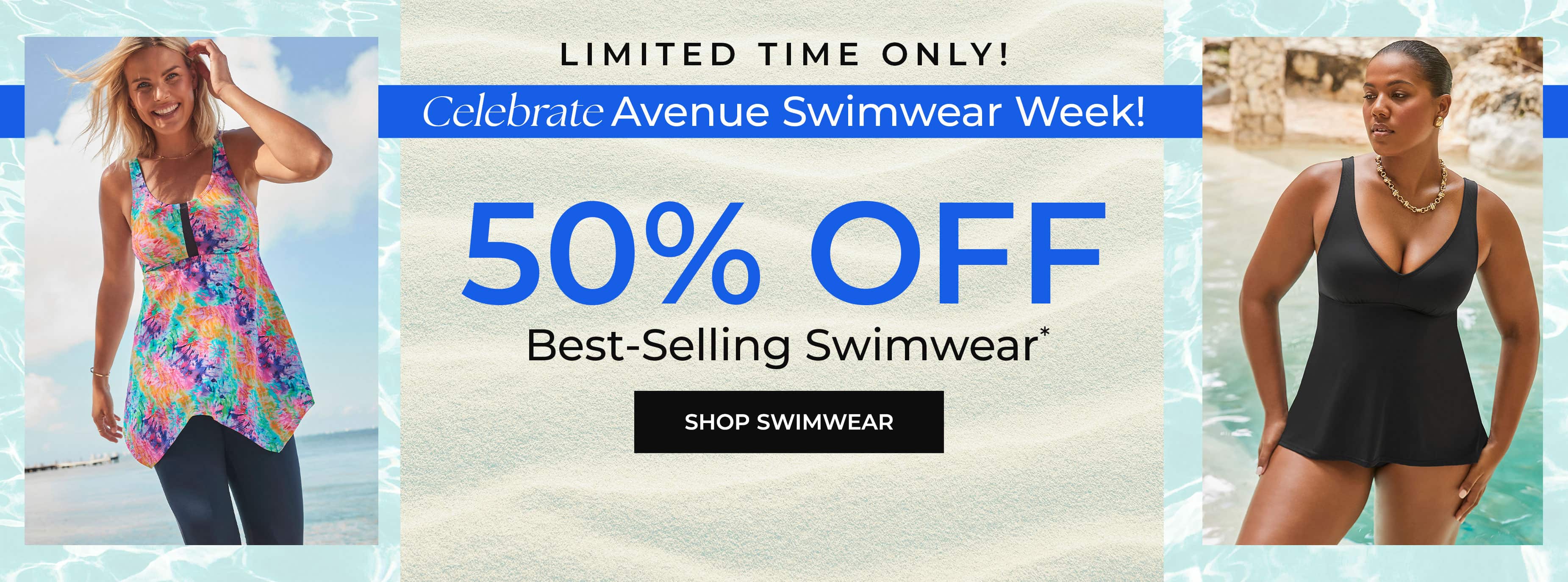 Swimwear Week — 50% Off Best-Selling Swim