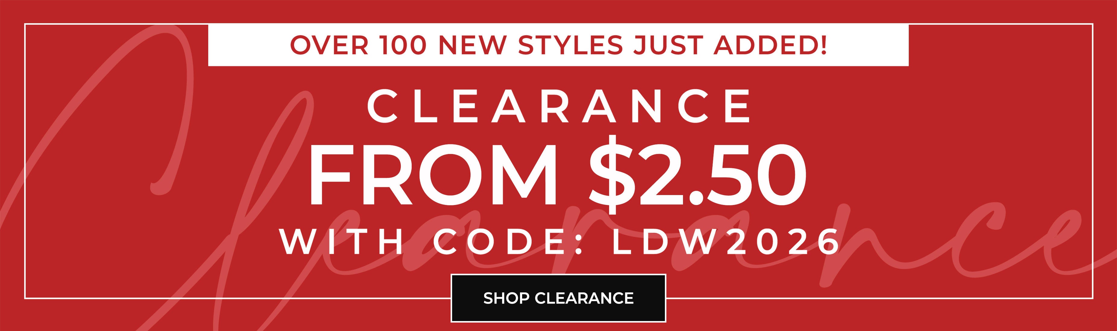 SHOP CLEARANCE