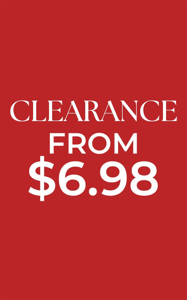 Clearance From $6.98