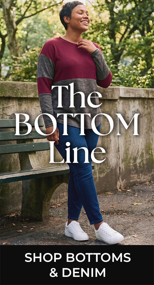 SHOP BOTTOMS & DENIM